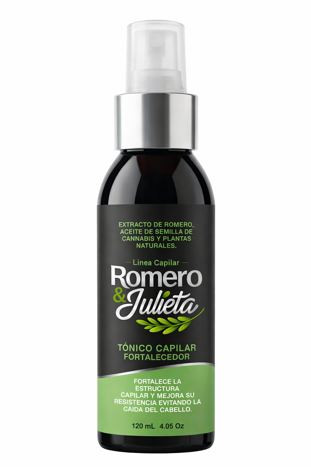 Tónico Capilar Natural Anticaída y Crecimiento con Romero y Cannabis